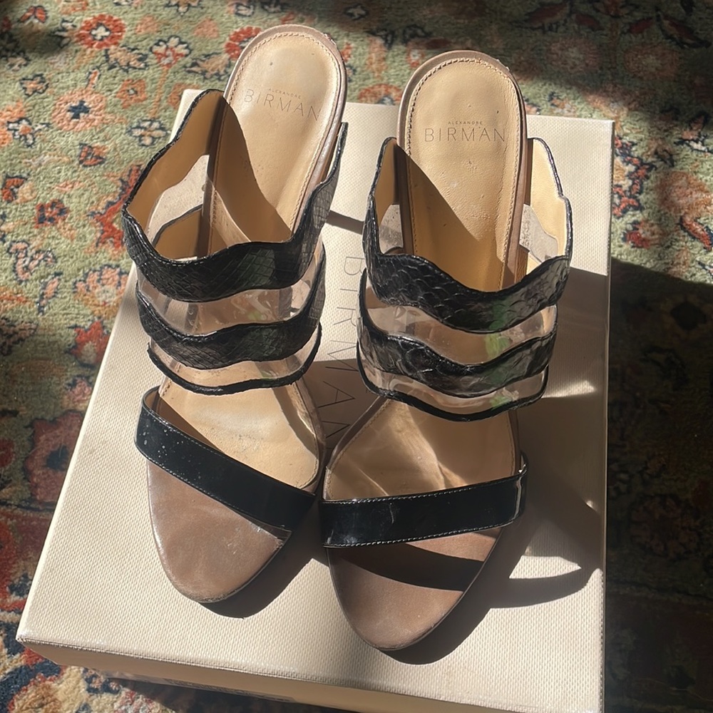 Alexandre Birman Python And Patent Stilettos - image 5